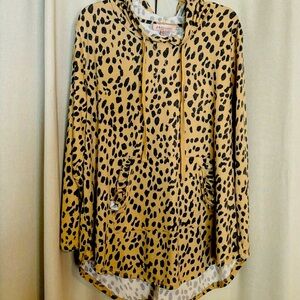 Cute leopard hoodie
